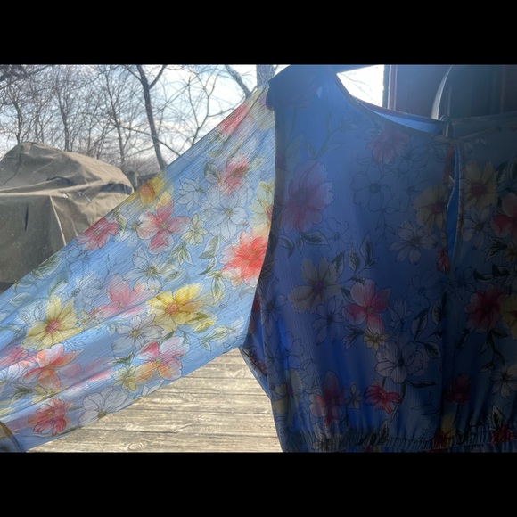 Calvin Klein floral dress Size 12 - Picture 9 of 10